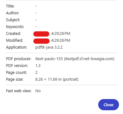 pdf metadata